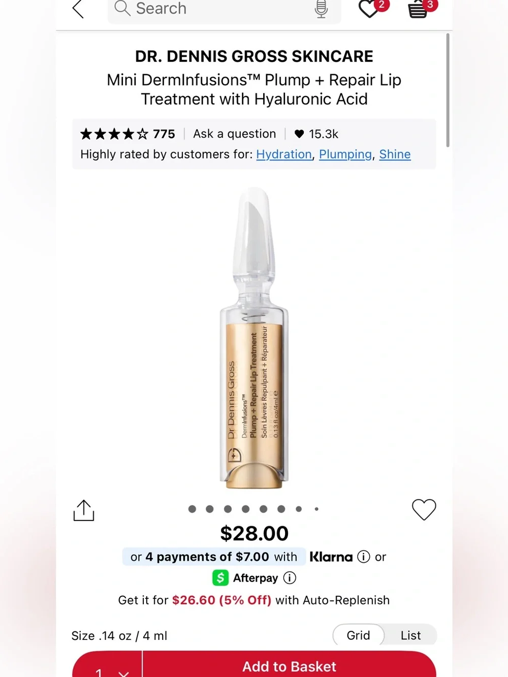 Dr. Dennis Gross Lip Plumping & Repair Treatment - New